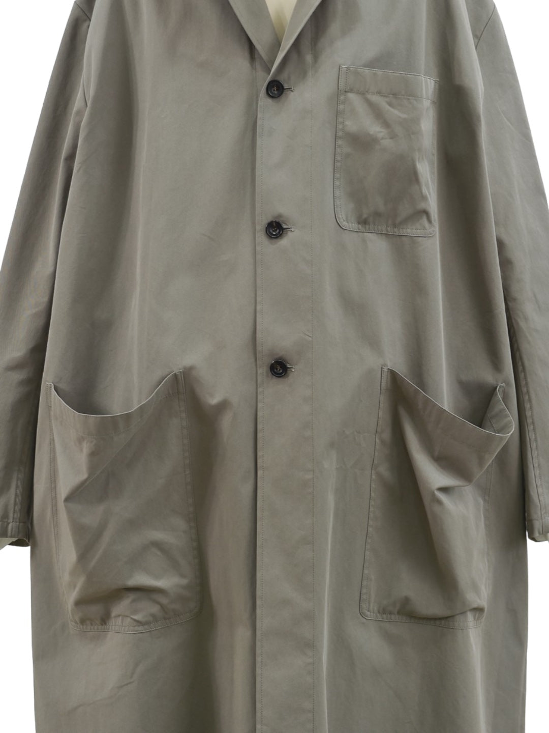 GARDENING LONG WORKING COAT VINTAGE GRAY