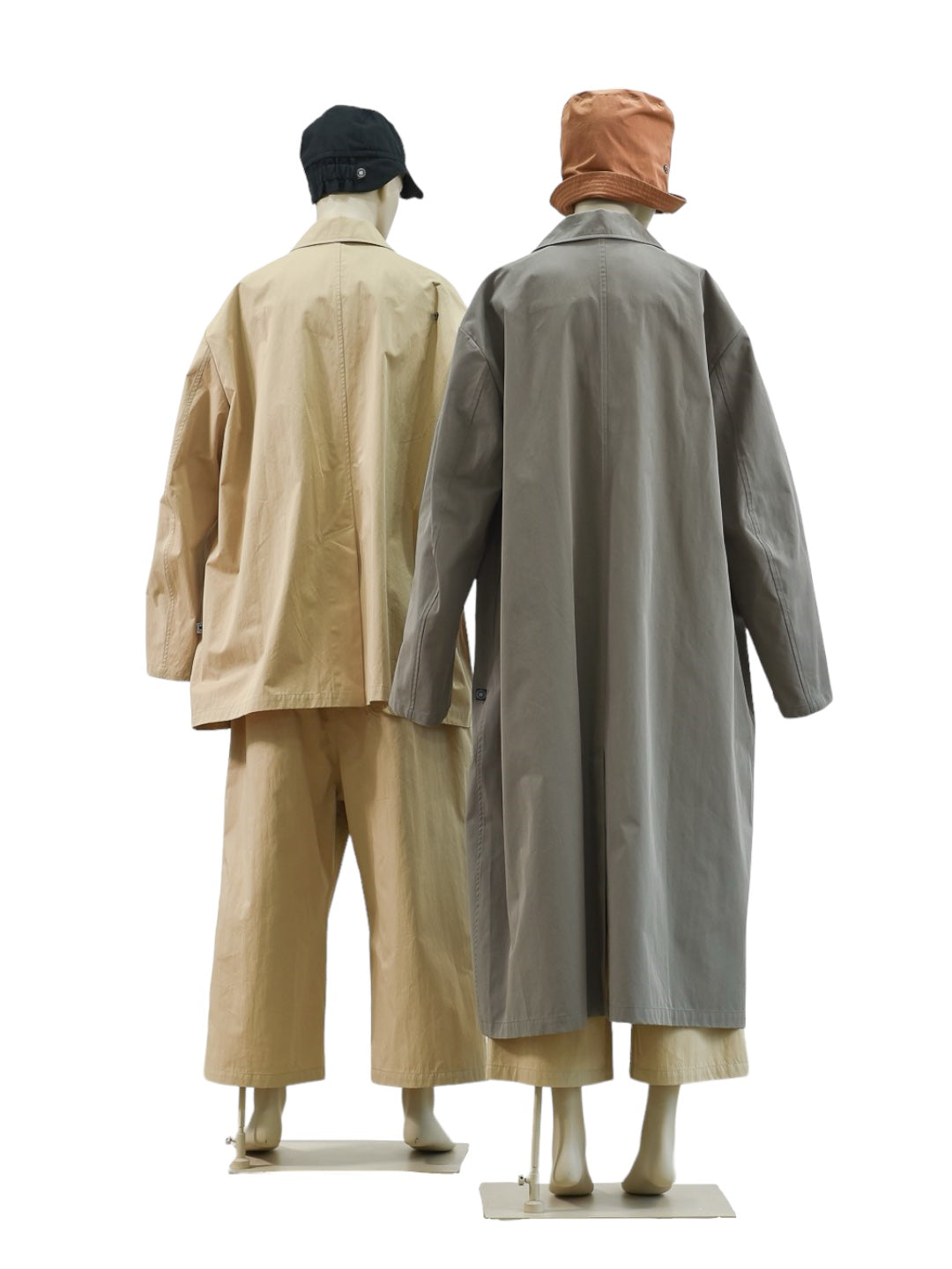 GARDENING LONG WORKING COAT VINTAGE GRAY