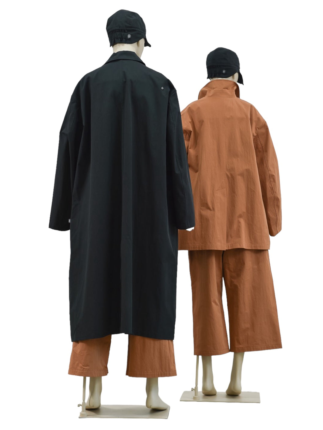 GARDENING LONG WORKING COAT CHACOL BLACK