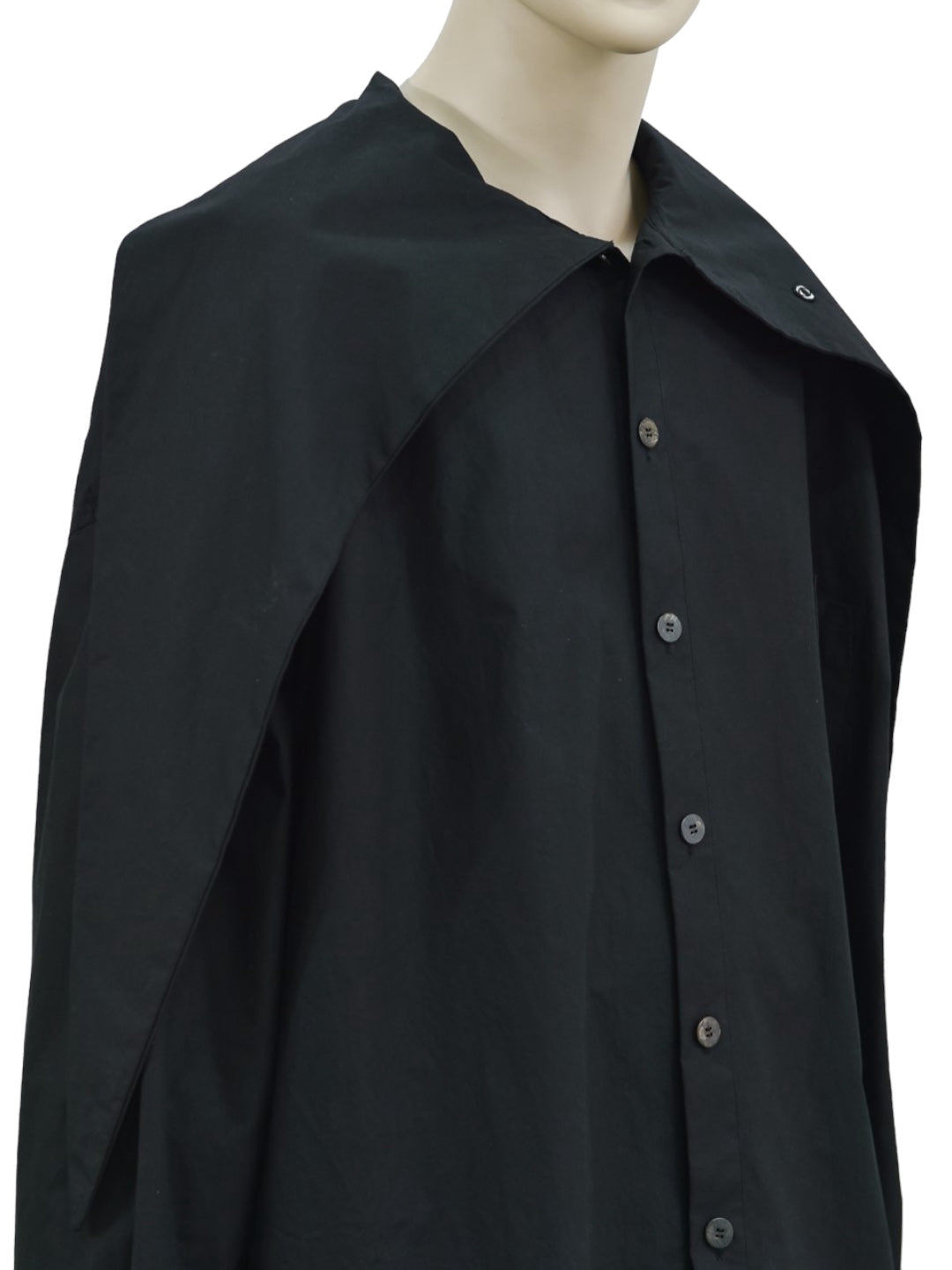 LUCY TIE SHIRT BLACK
