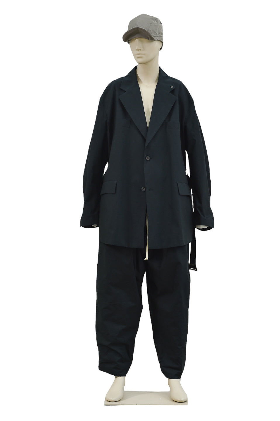 DAN BELTED JACKET BLACK