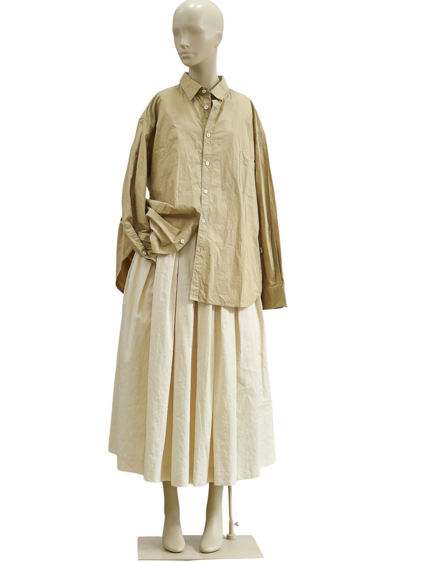 LUCY OVERSIZED SHIRT BEIGE