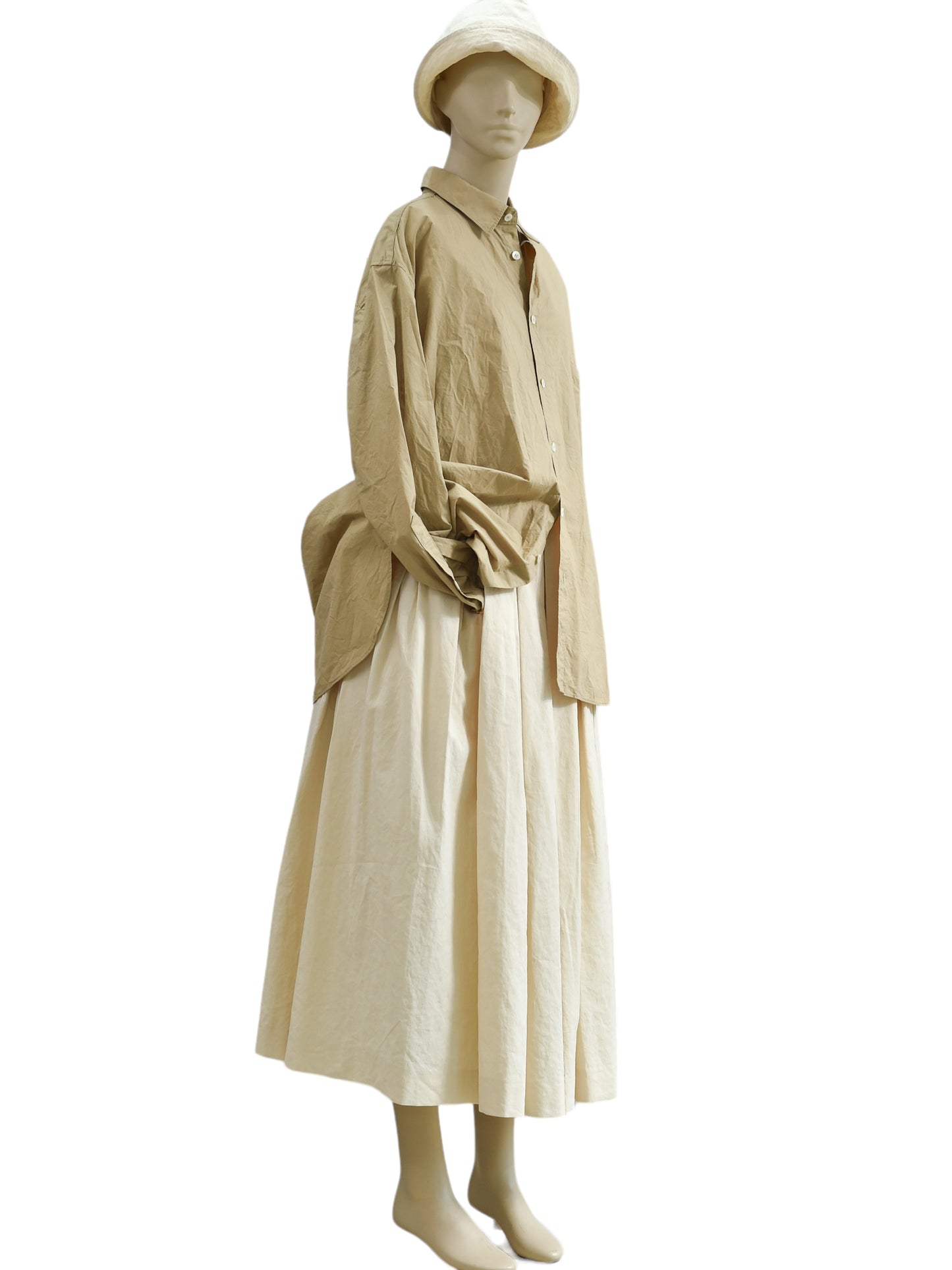 LUCY OVERSIZED SHIRT BEIGE