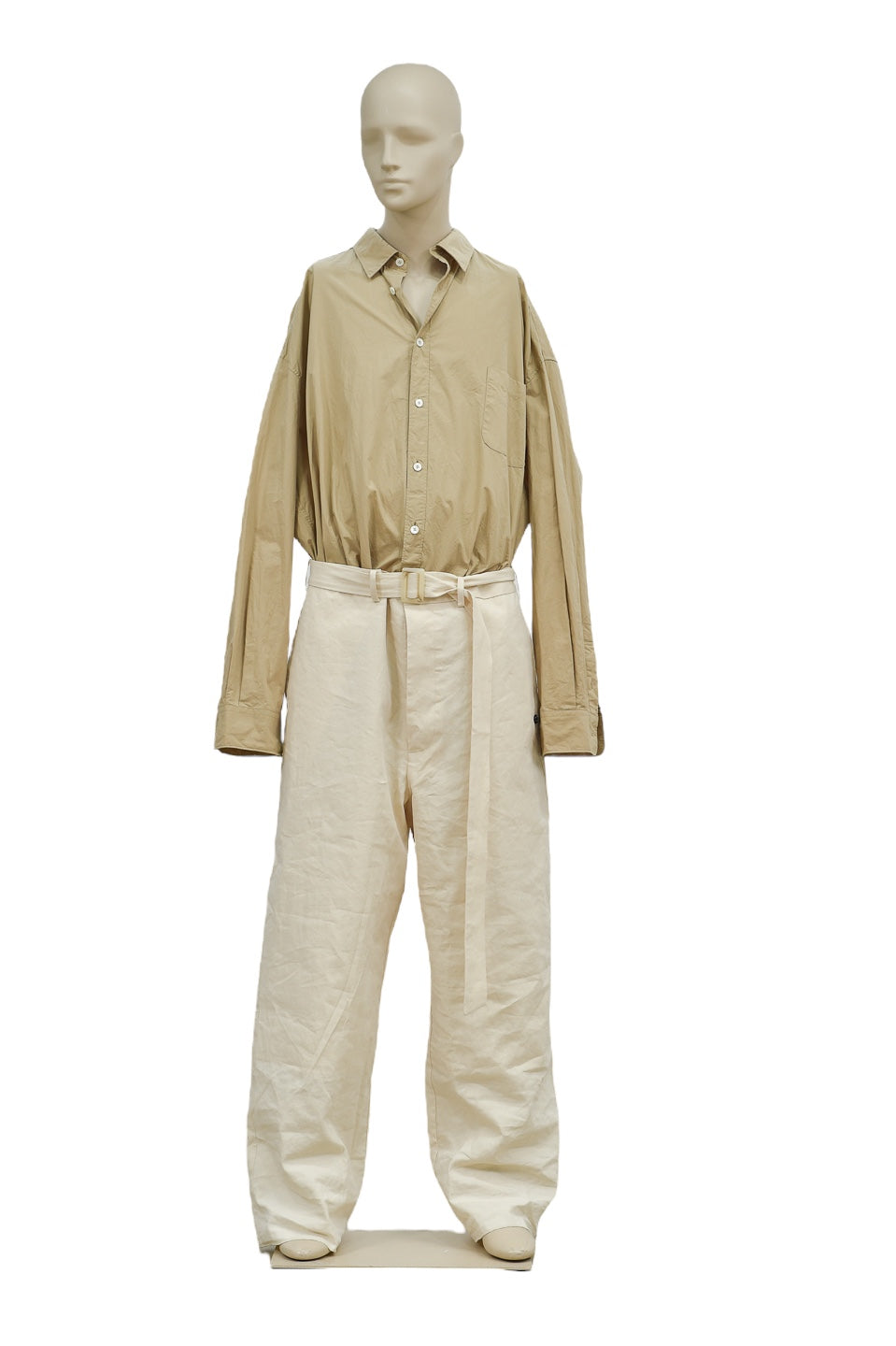 LUCY OVERSIZED SHIRT BEIGE