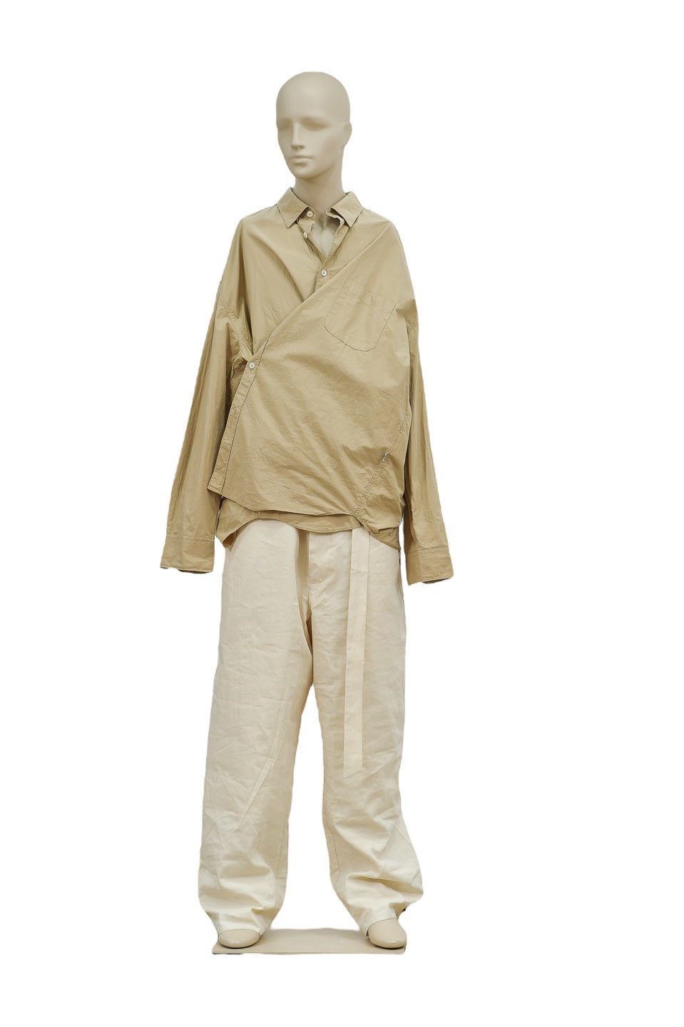 LUCY OVERSIZED SHIRT BEIGE