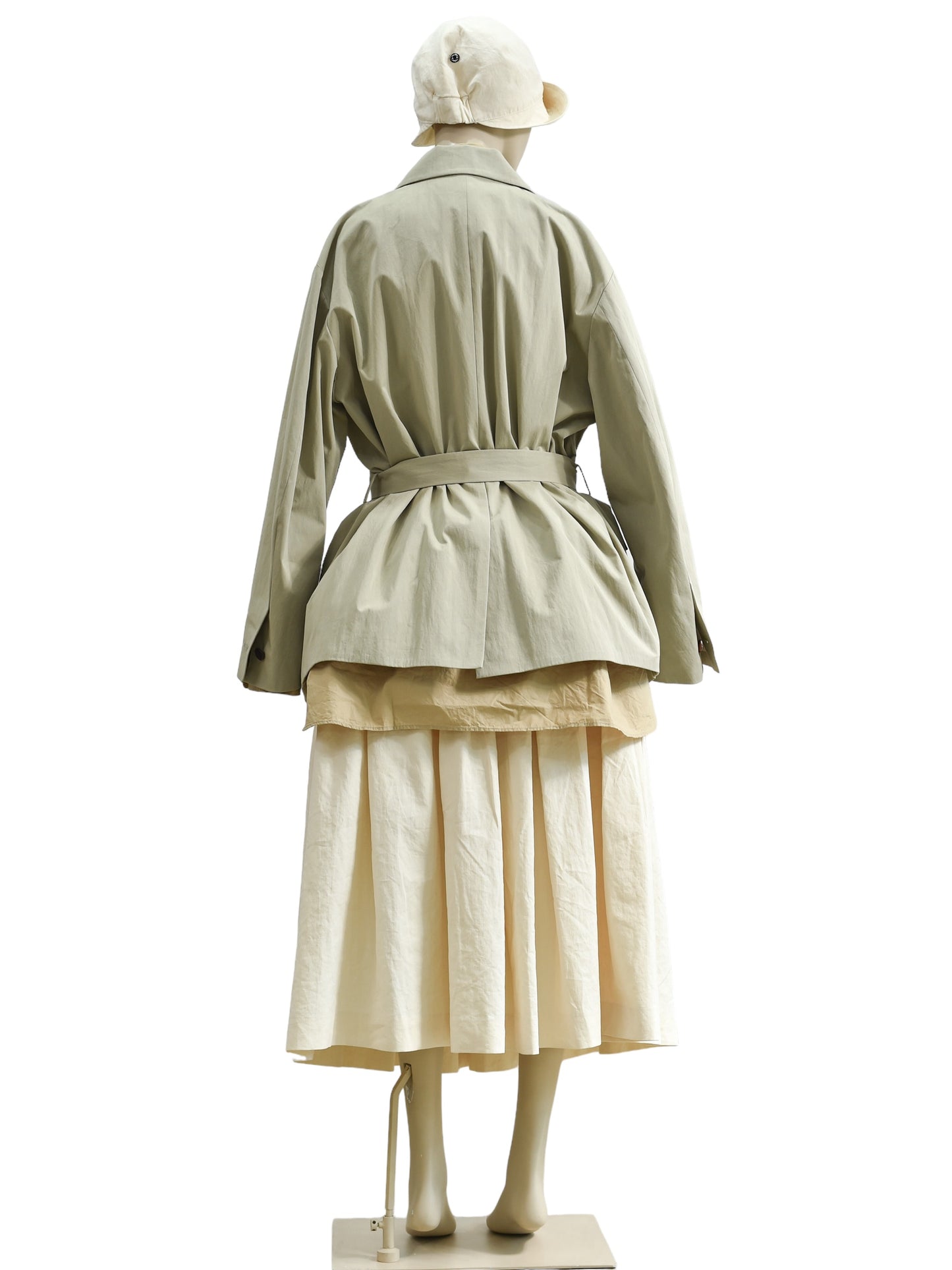 MENTOR BELTED JACKET KHAKI