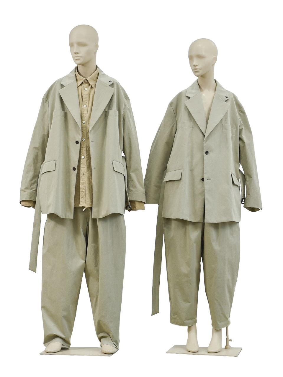 MENTOR BELTED JACKET KHAKI