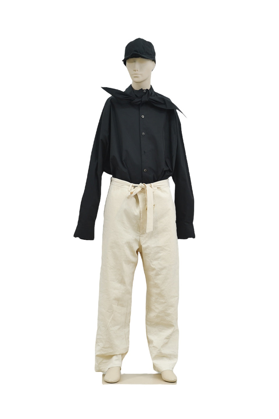 BORN STRAIGHT LONG PANTS IVORY