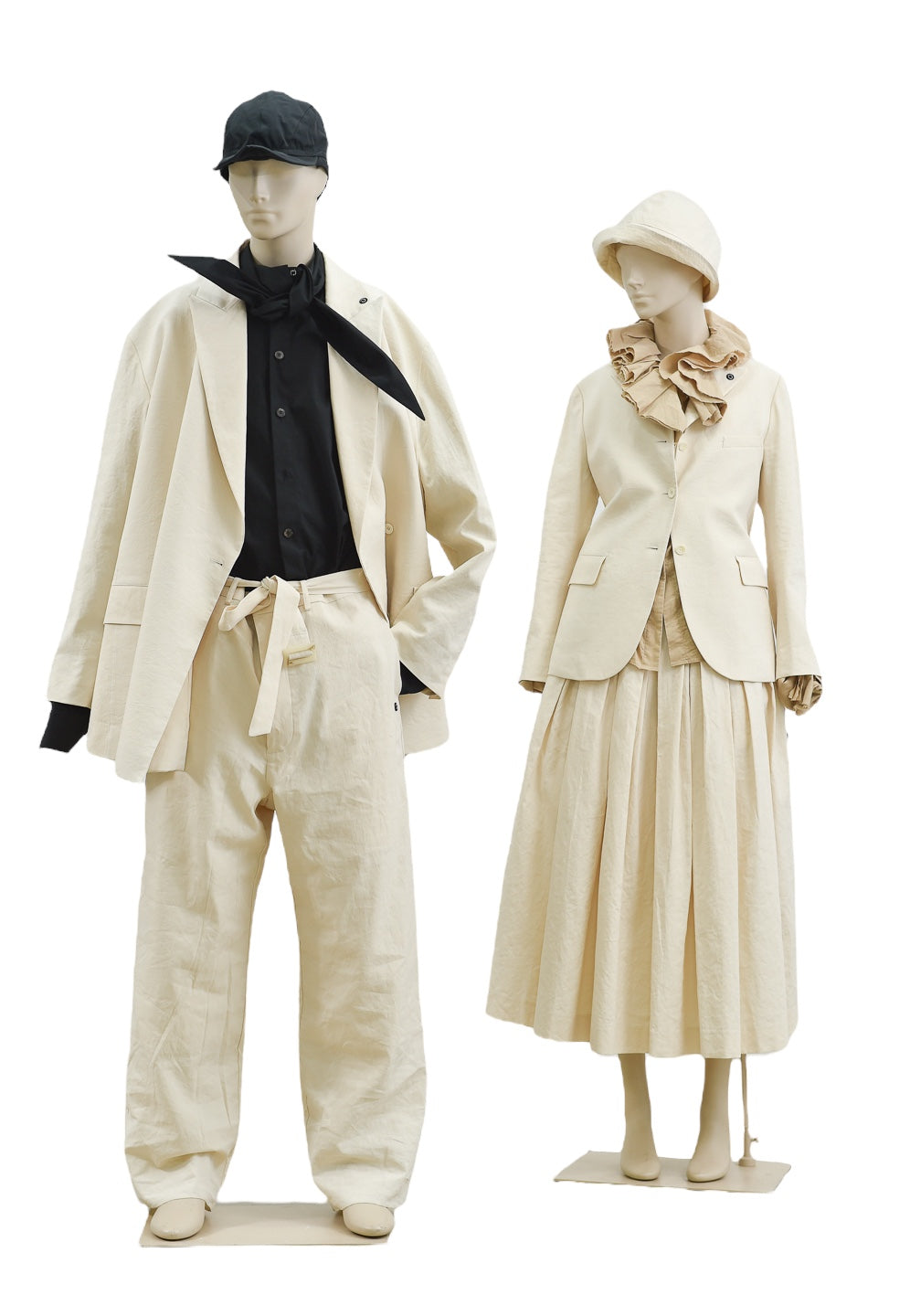 BORN STRAIGHT LONG PANTS IVORY