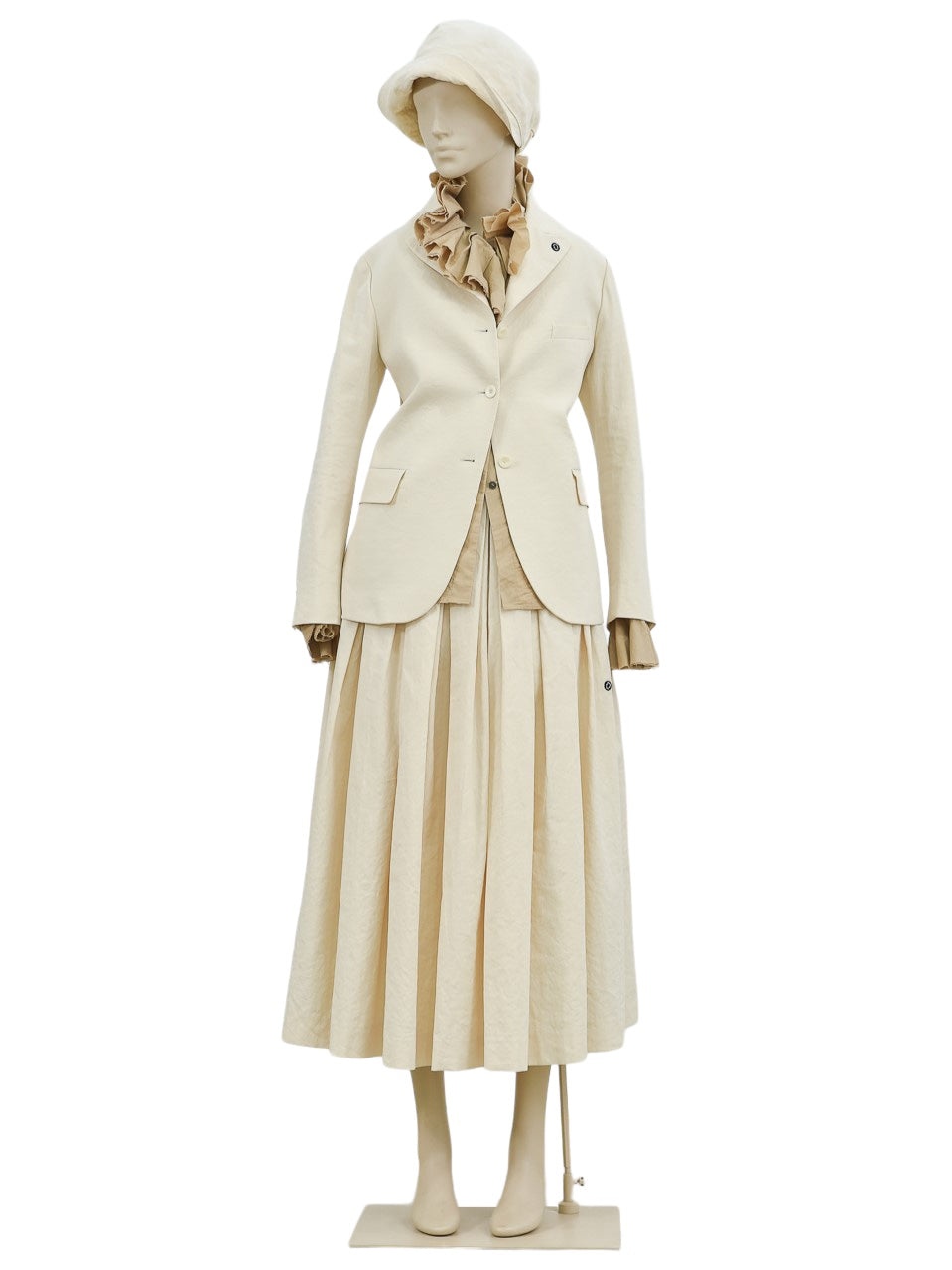 BORN SINGLE SHORT JACKET IVORY