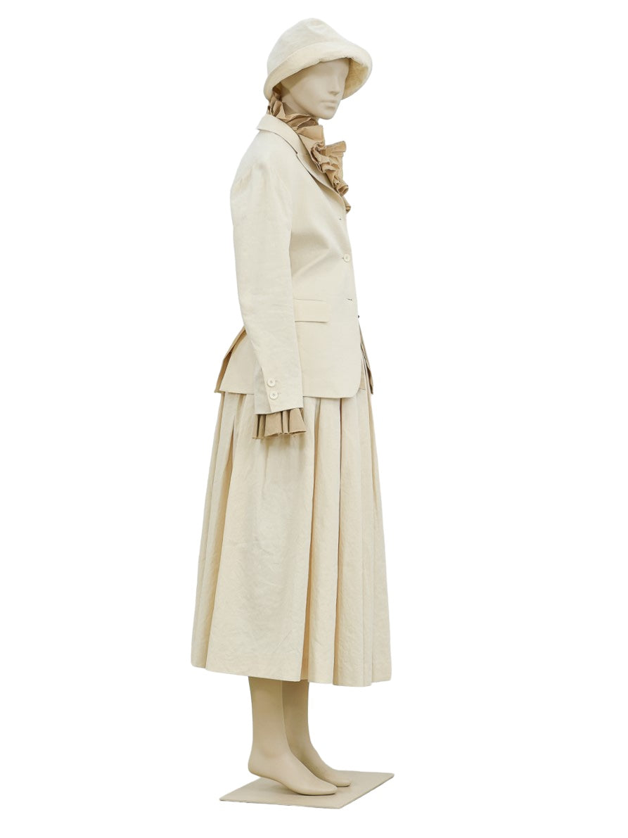 BORN SINGLE SHORT JACKET IVORY