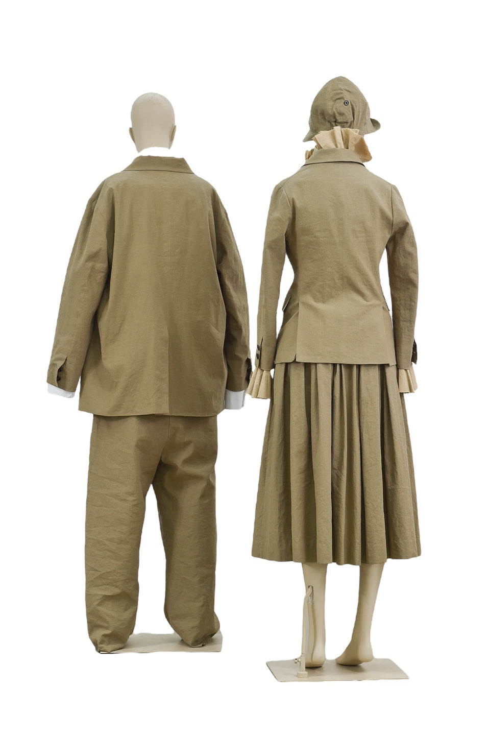 BORN SINGLE SHORT JACKET KHAKI