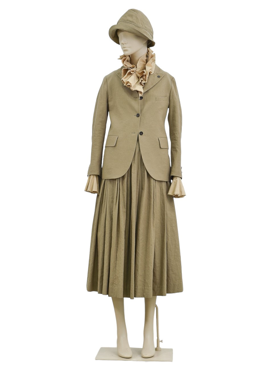 BORN SINGLE SHORT JACKET KHAKI