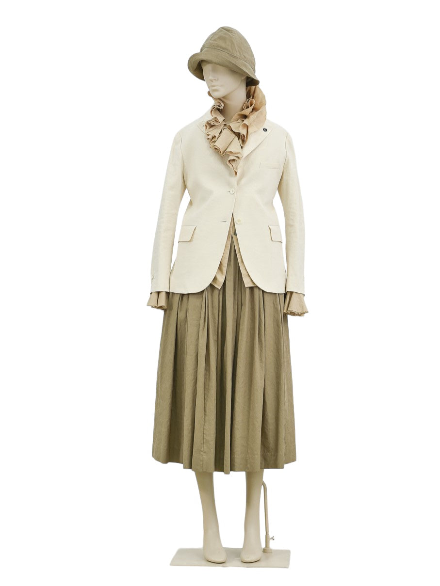 BORN TUCK SKIRT KHAKI