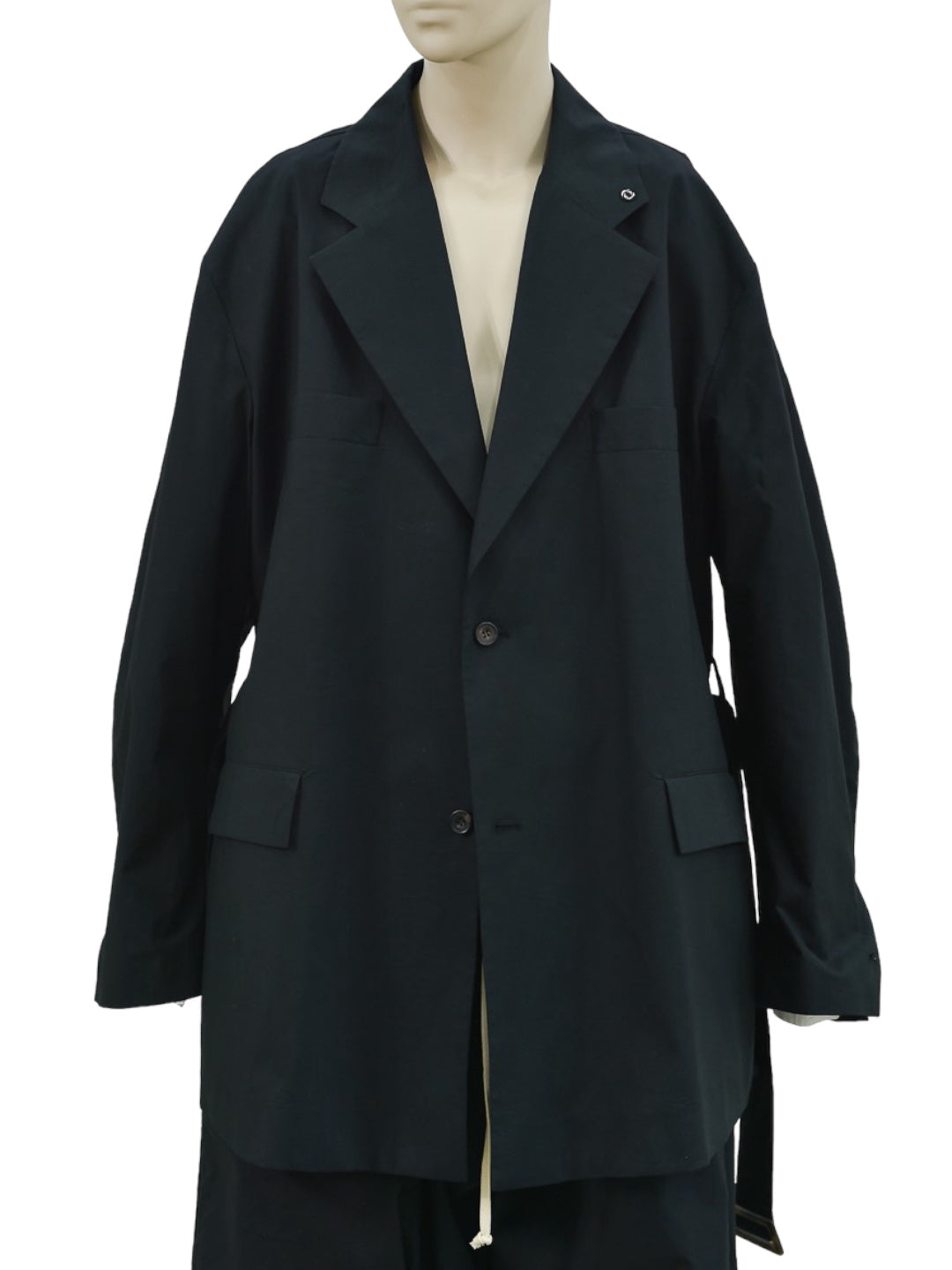 DAN BELTED JACKET BLACK