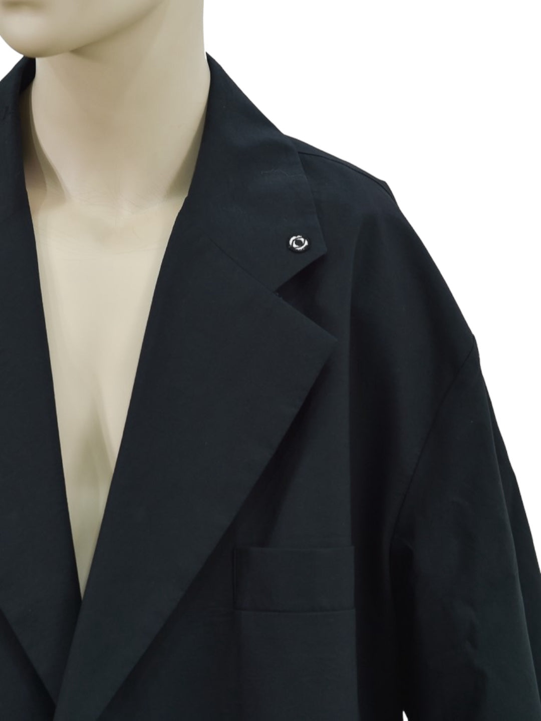 DAN BELTED JACKET BLACK