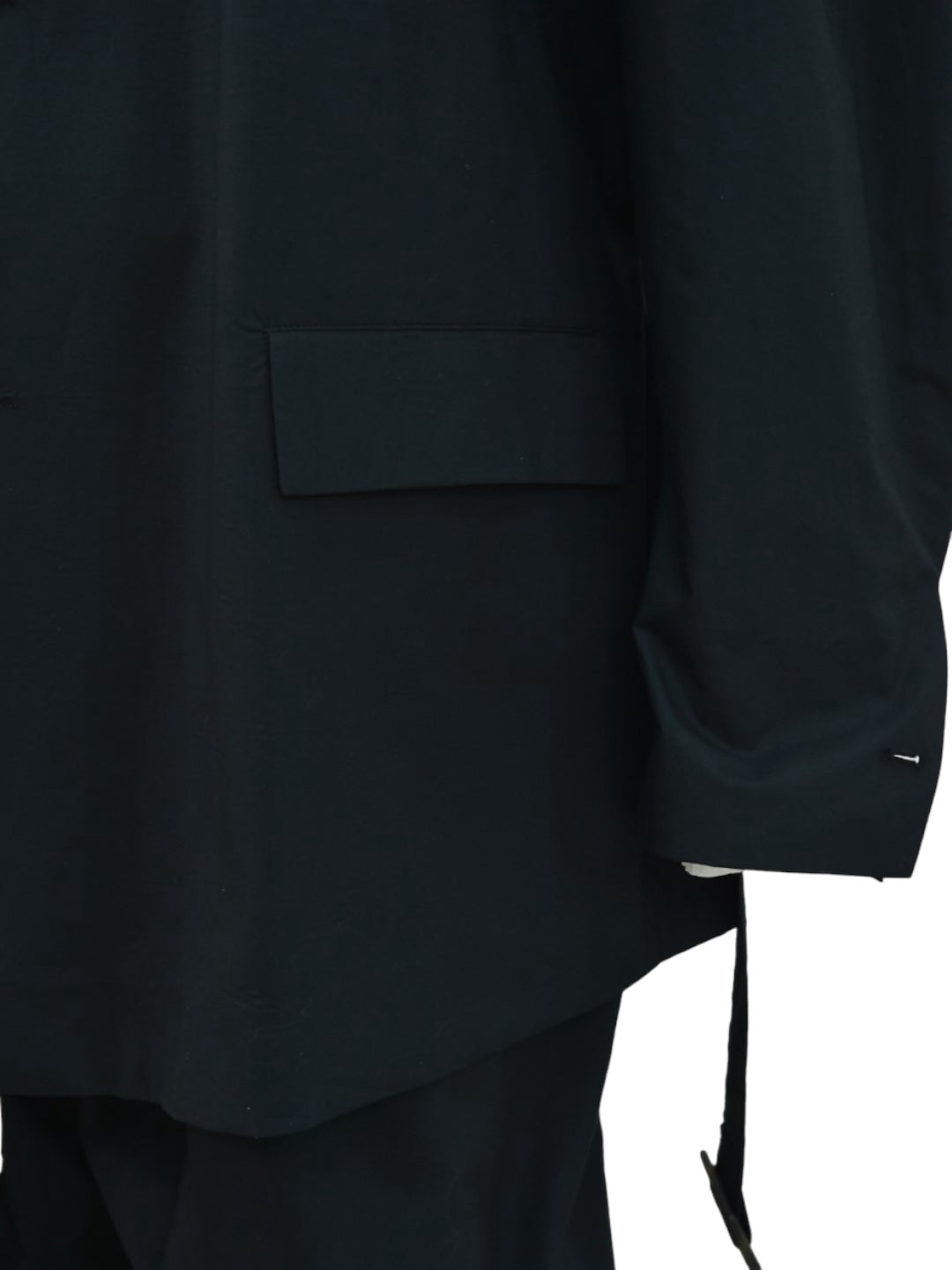 DAN BELTED JACKET BLACK