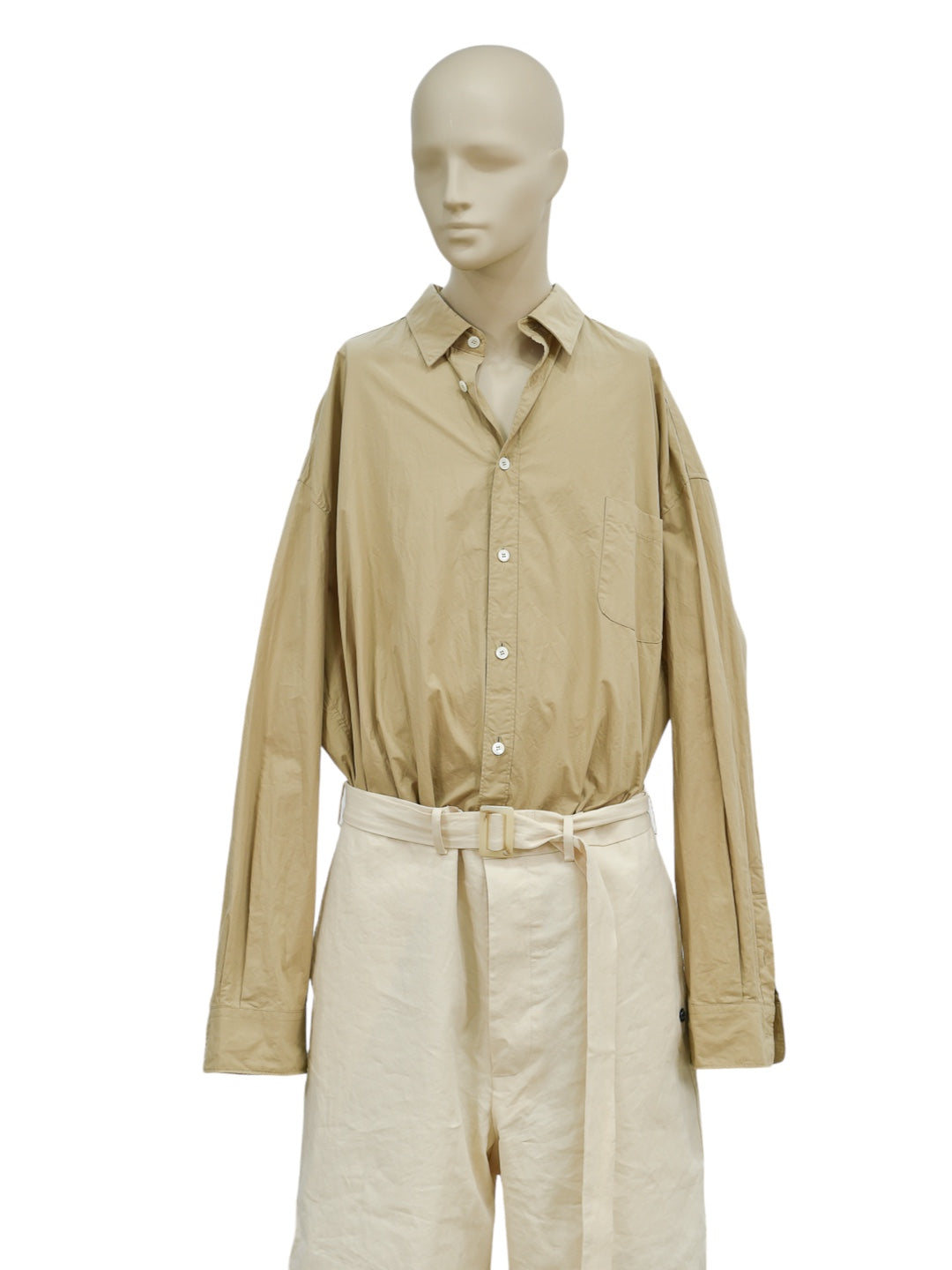 LUCY OVERSIZED SHIRT BEIGE