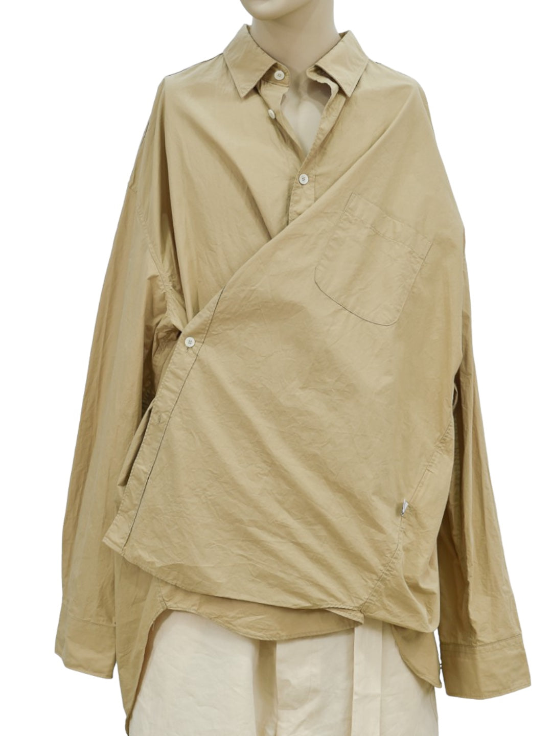 LUCY OVERSIZED SHIRT BEIGE