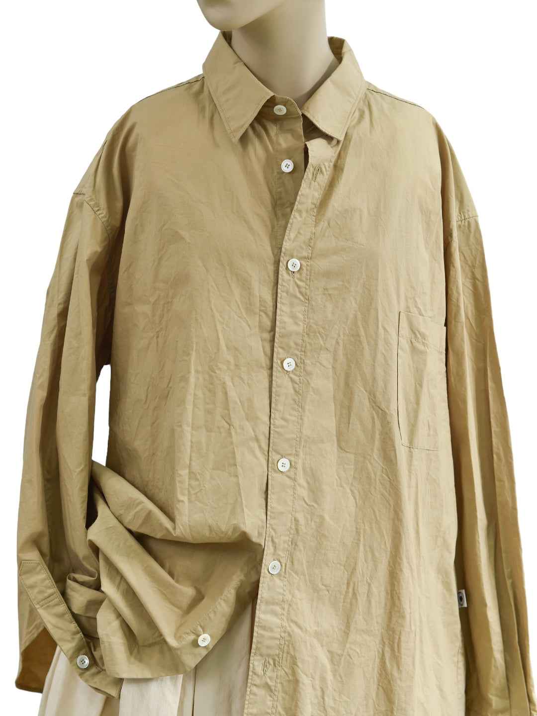 LUCY OVERSIZED SHIRT BEIGE