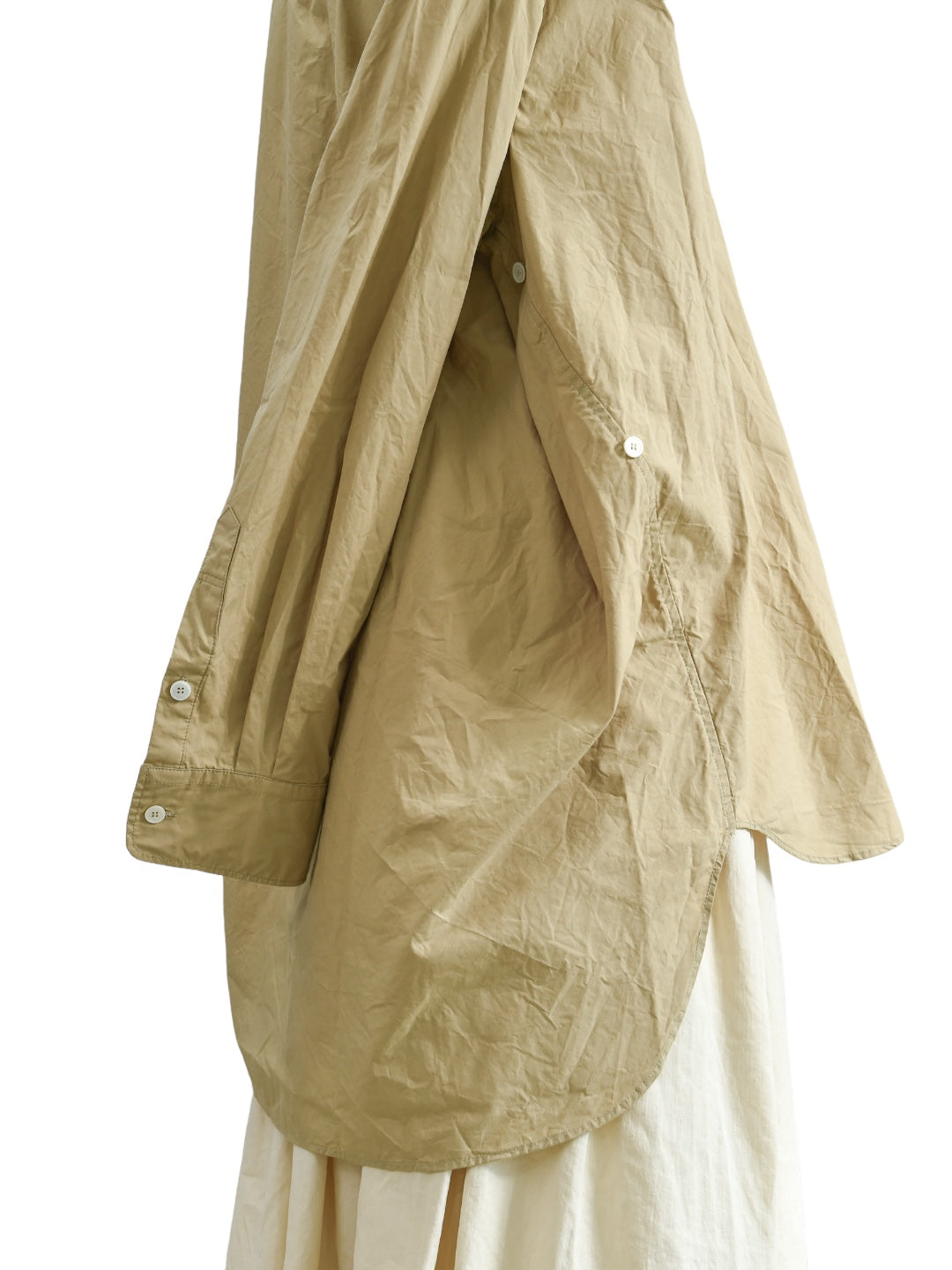 LUCY OVERSIZED SHIRT BEIGE