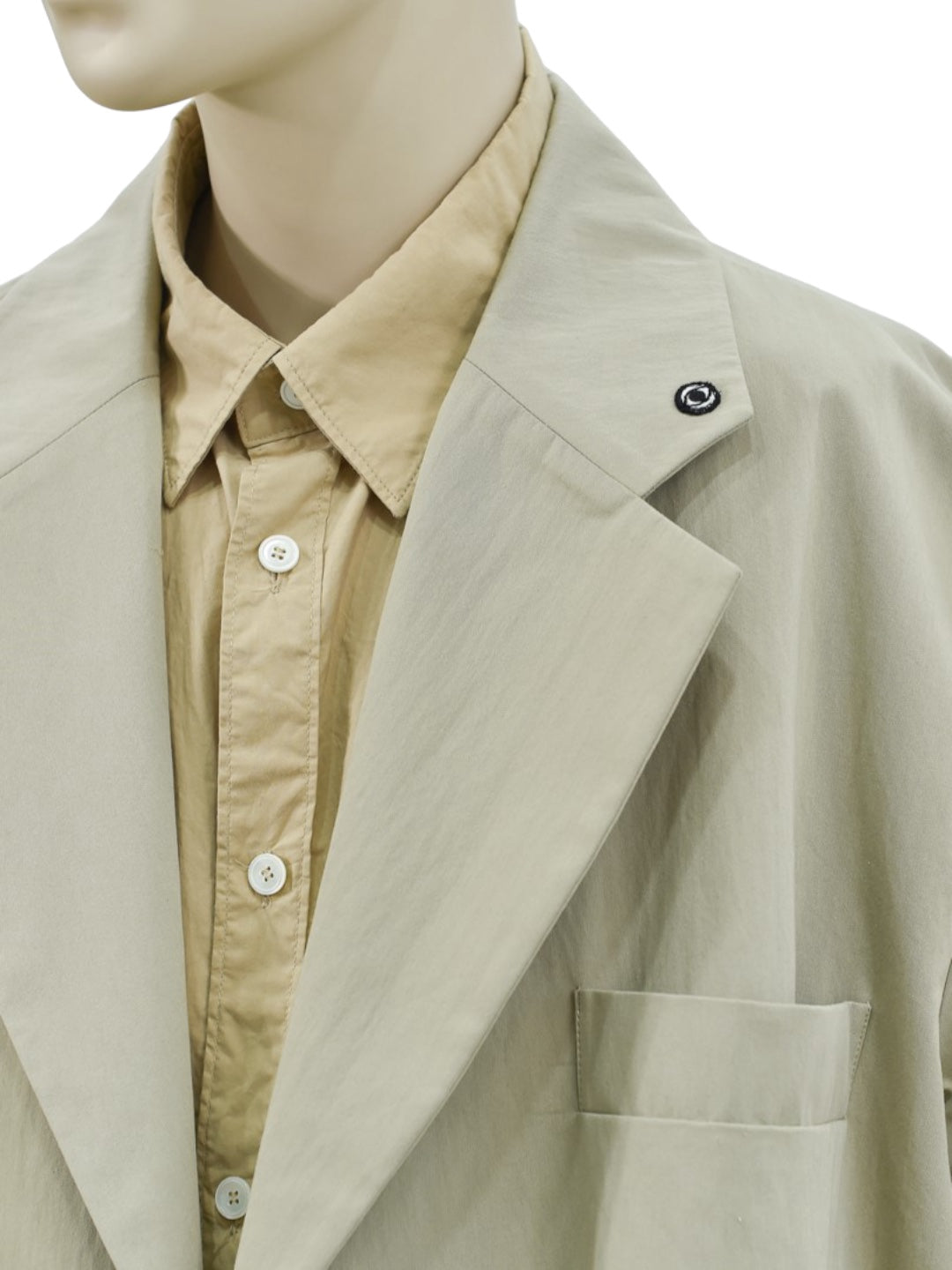 MENTOR BELTED JACKET KHAKI