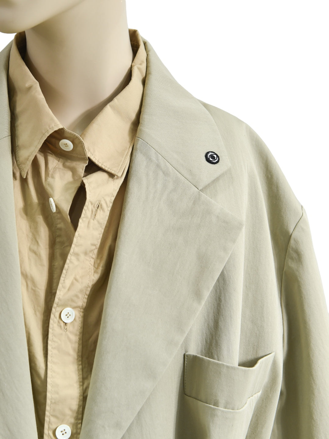 MENTOR BELTED JACKET KHAKI