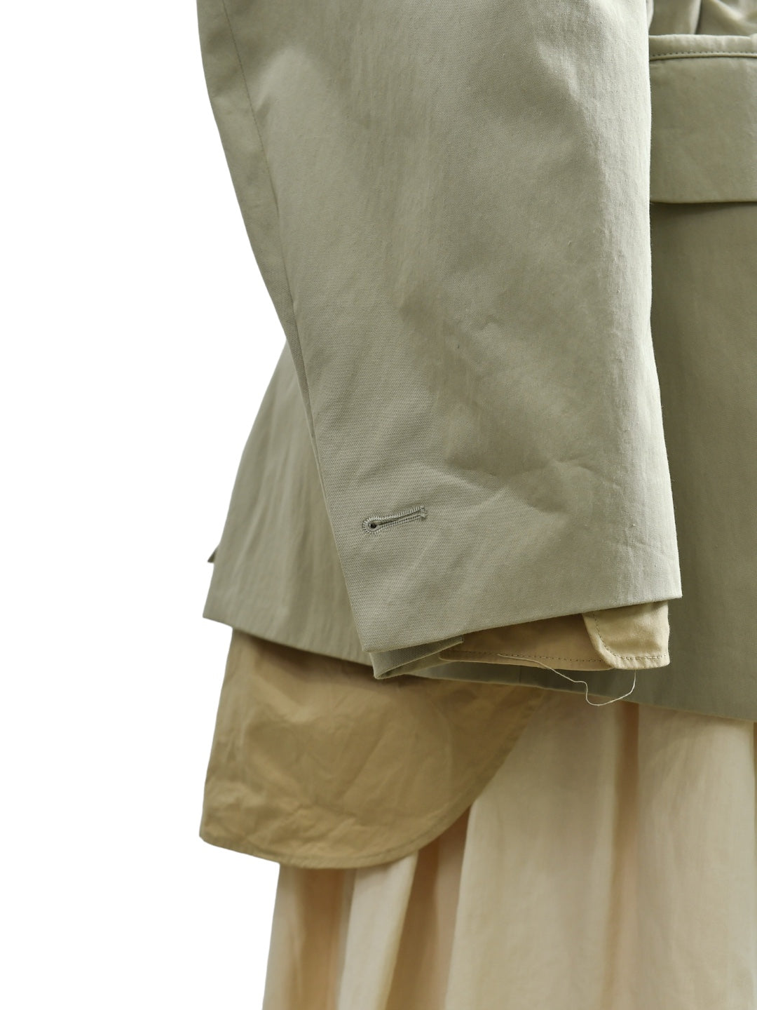 MENTOR BELTED JACKET KHAKI