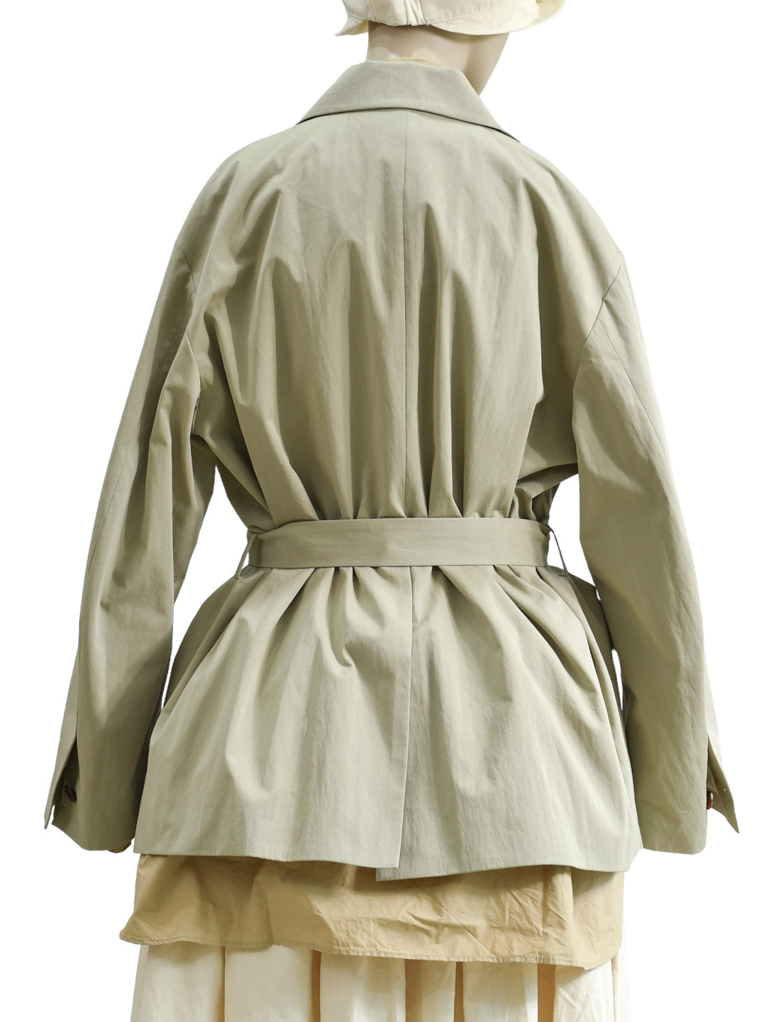 MENTOR BELTED JACKET KHAKI