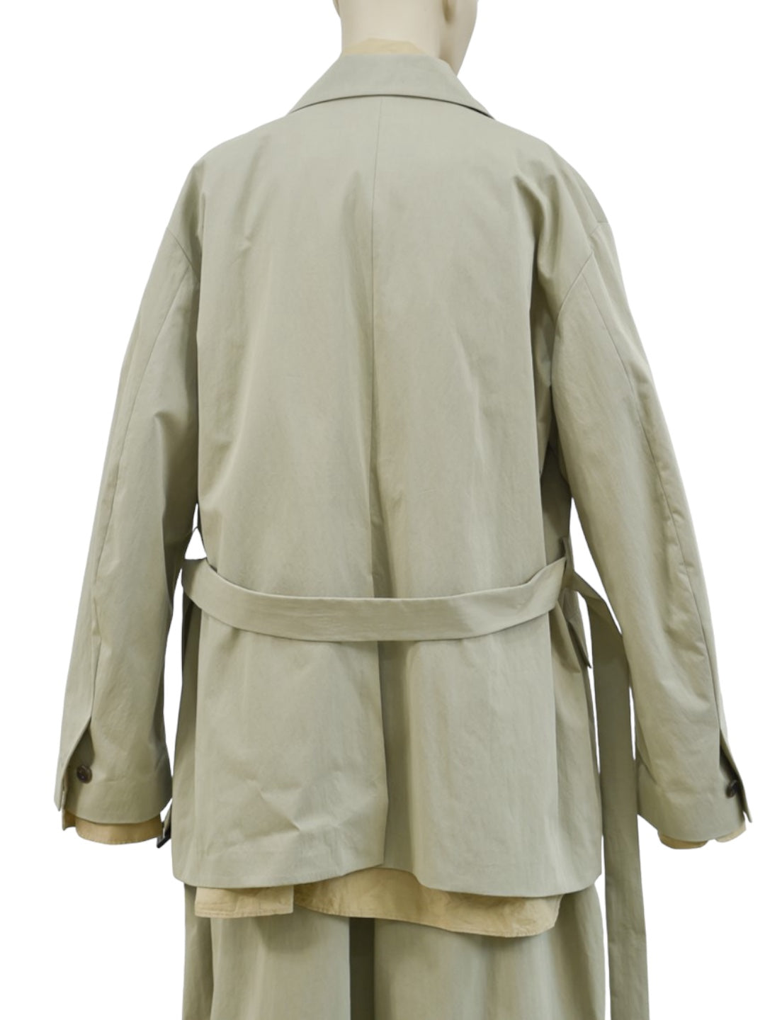 MENTOR BELTED JACKET KHAKI