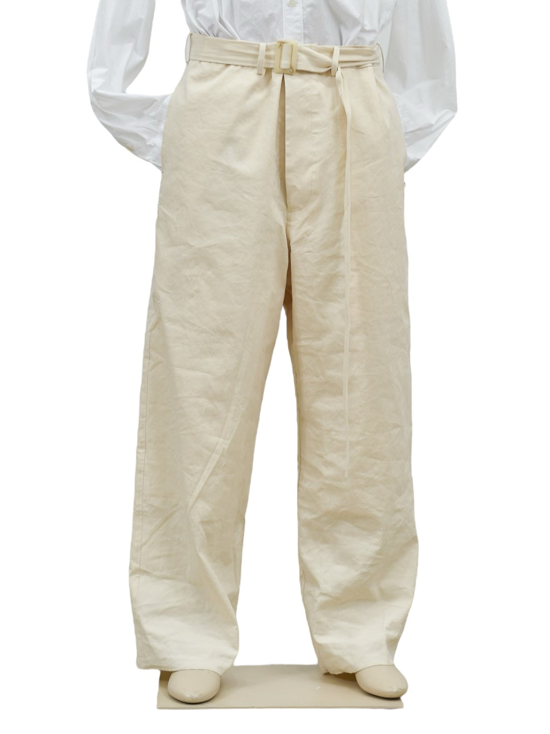 BORN STRAIGHT LONG PANTS IVORY