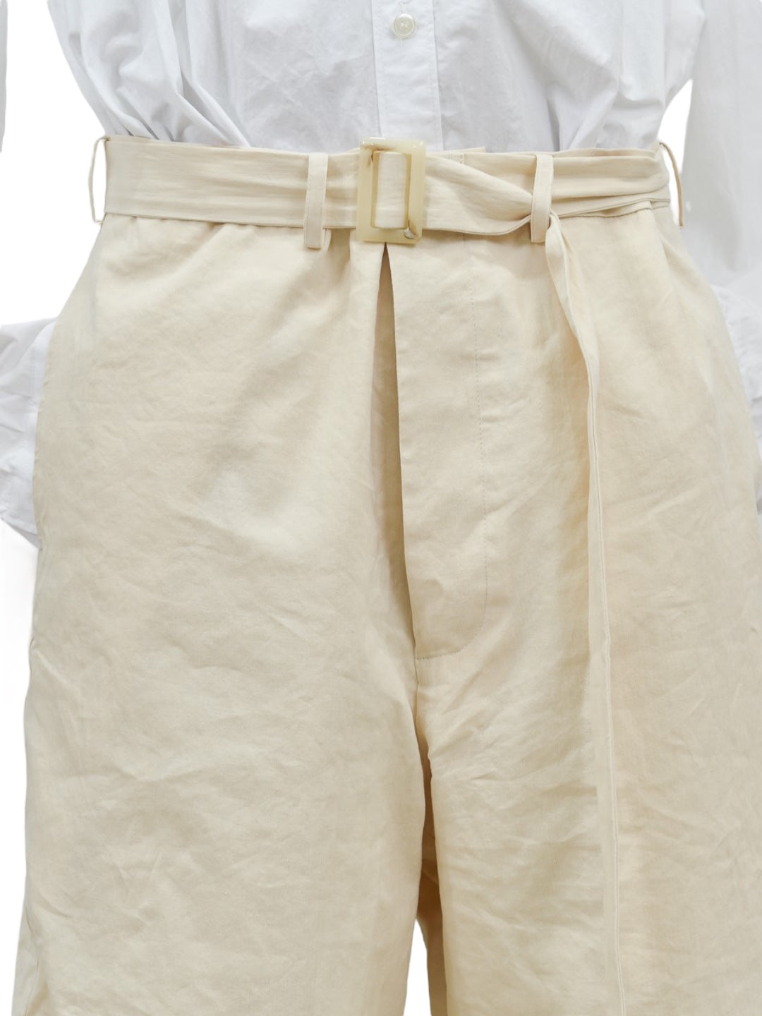 BORN STRAIGHT LONG PANTS IVORY