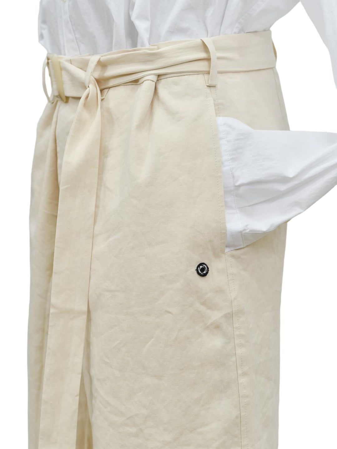 BORN STRAIGHT LONG PANTS IVORY