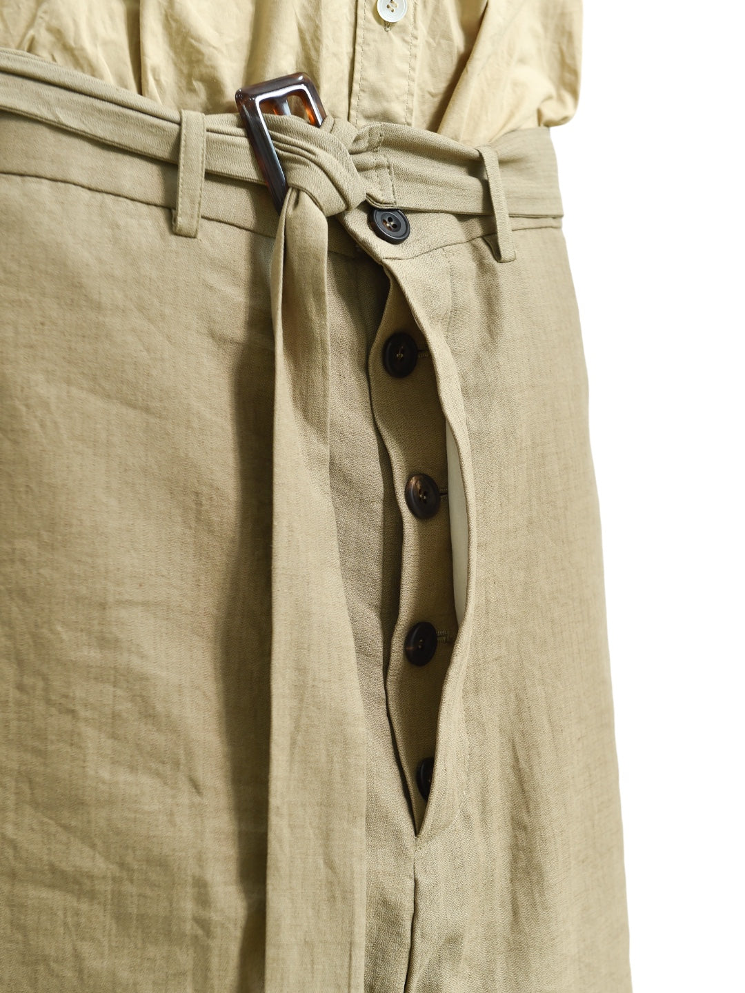 BORN STRAIGHT LONG PANTS KHAKI