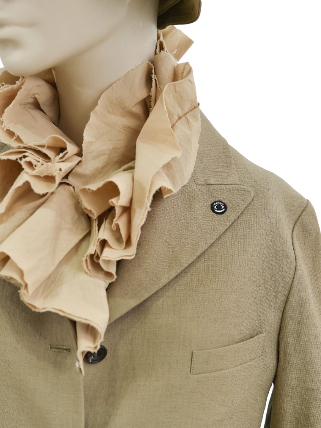BORN SINGLE SHORT JACKET KHAKI