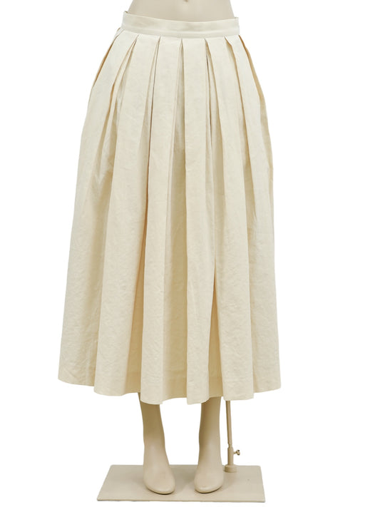 BORN TUCK SKIRT IVORY