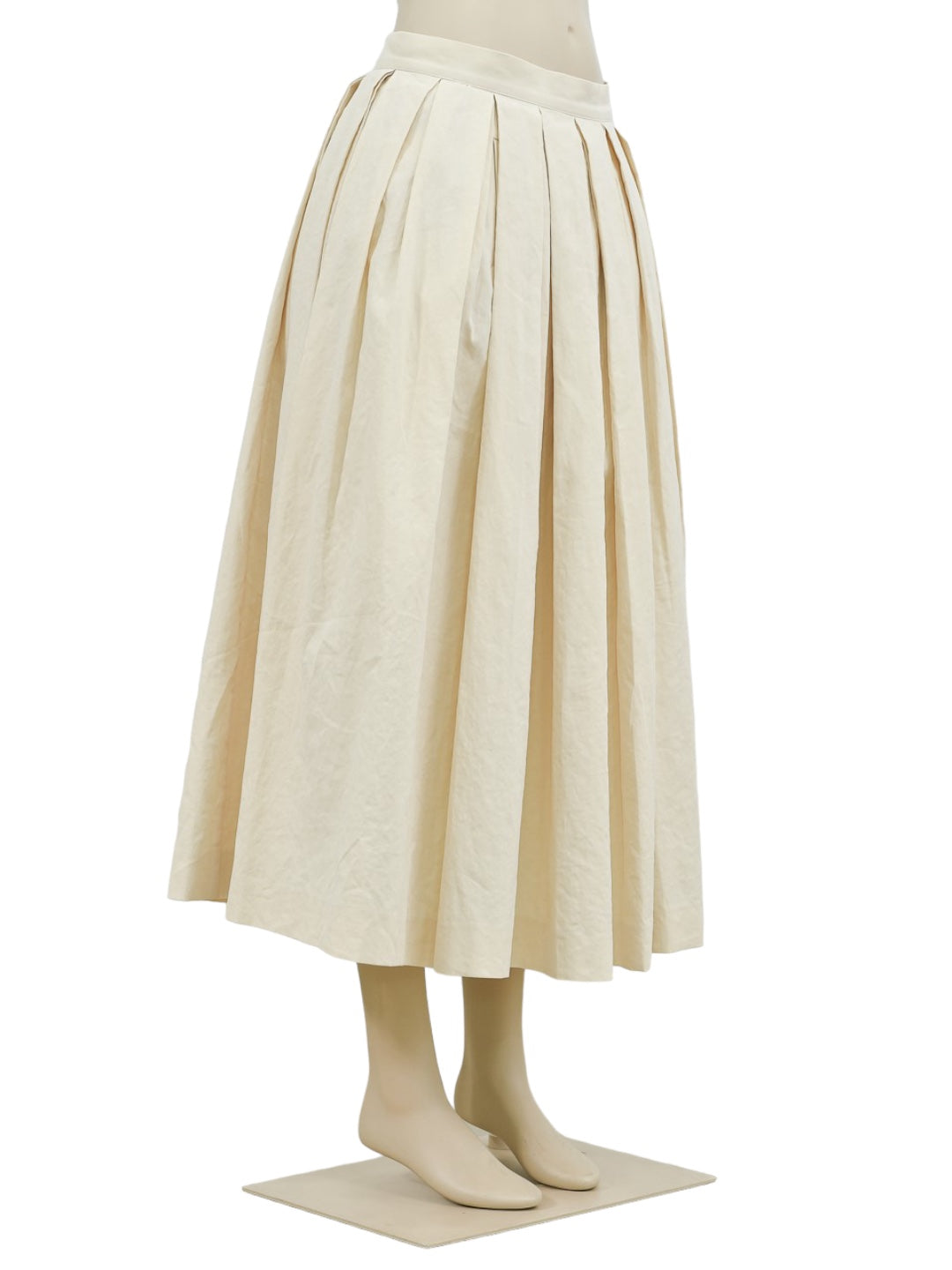 BORN TUCK SKIRT IVORY
