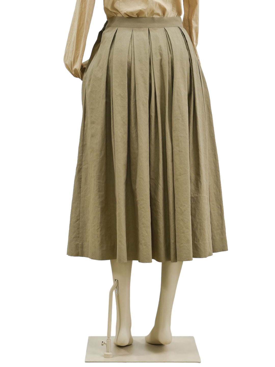 BORN TUCK SKIRT KHAKI