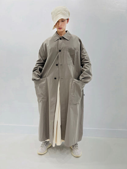 GARDENING LONG WORKING COAT VINTAGE GRAY