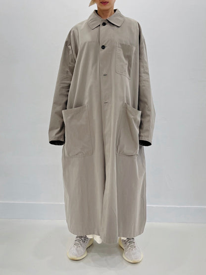 GARDENING LONG WORKING COAT VINTAGE GRAY