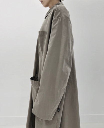 GARDENING LONG WORKING COAT VINTAGE GRAY