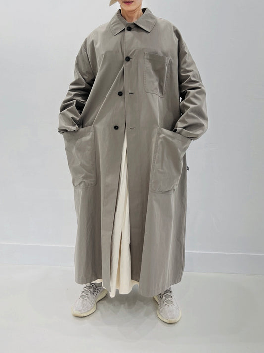 GARDENING LONG WORKING COAT VINTAGE GRAY