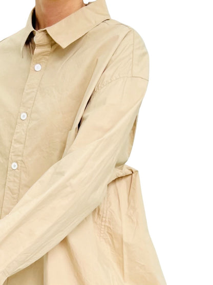 LUCY OVERSIZED SHIRT BEIGE