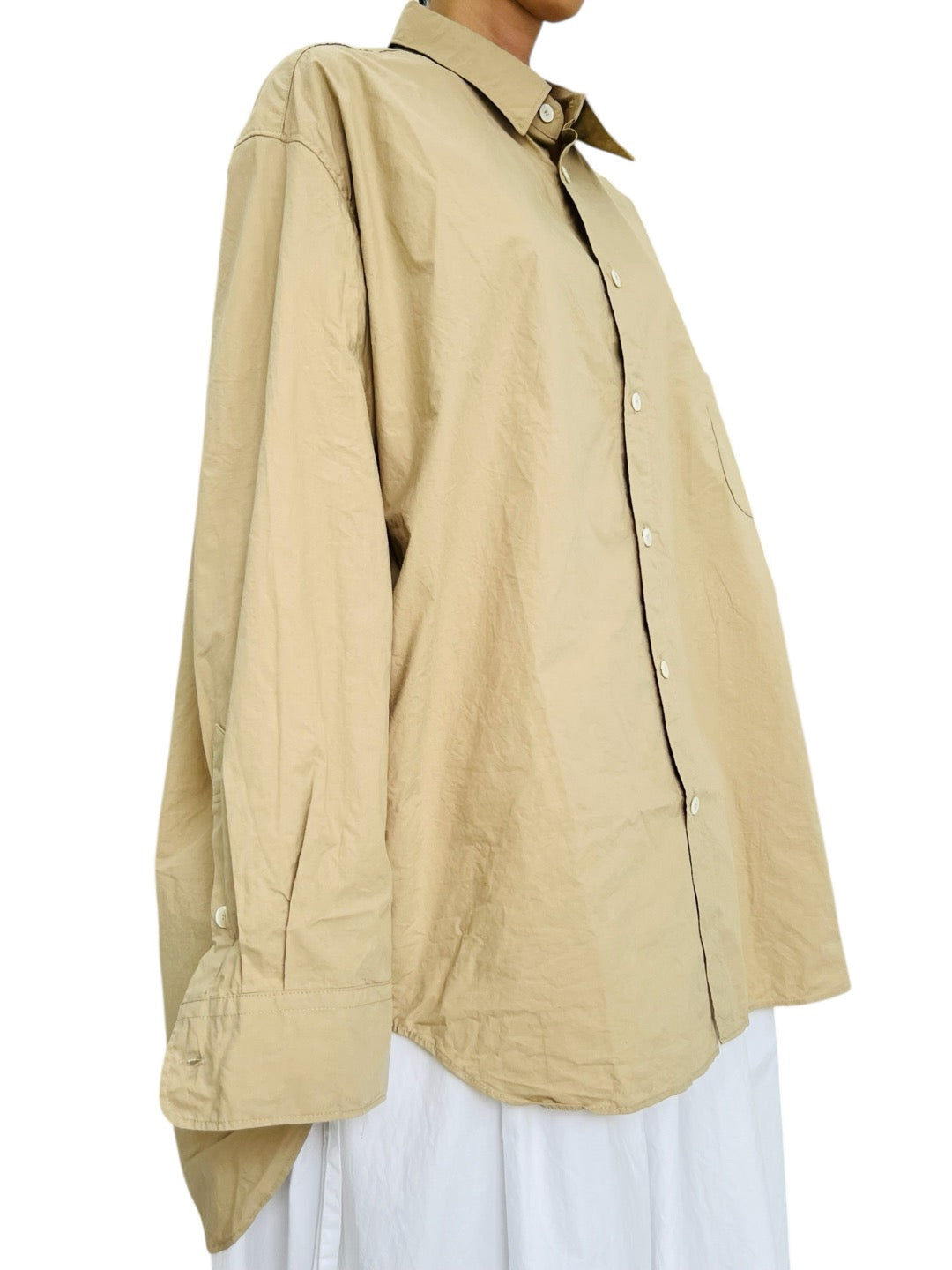LUCY OVERSIZED SHIRT BEIGE