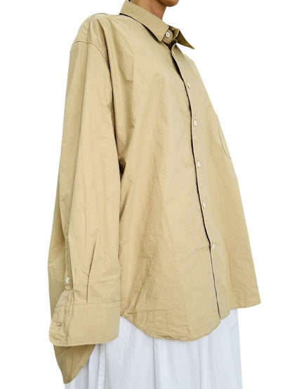 LUCY OVERSIZED SHIRT BEIGE