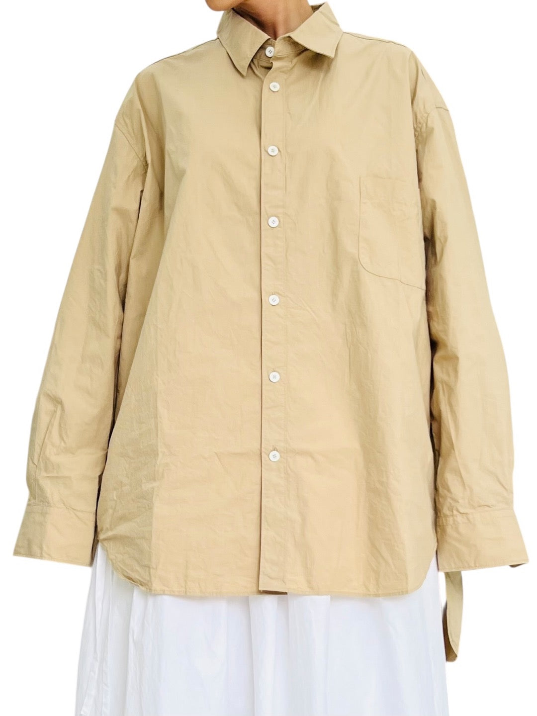 LUCY OVERSIZED SHIRT BEIGE