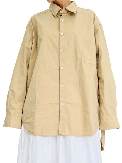 LUCY OVERSIZED SHIRT BEIGE