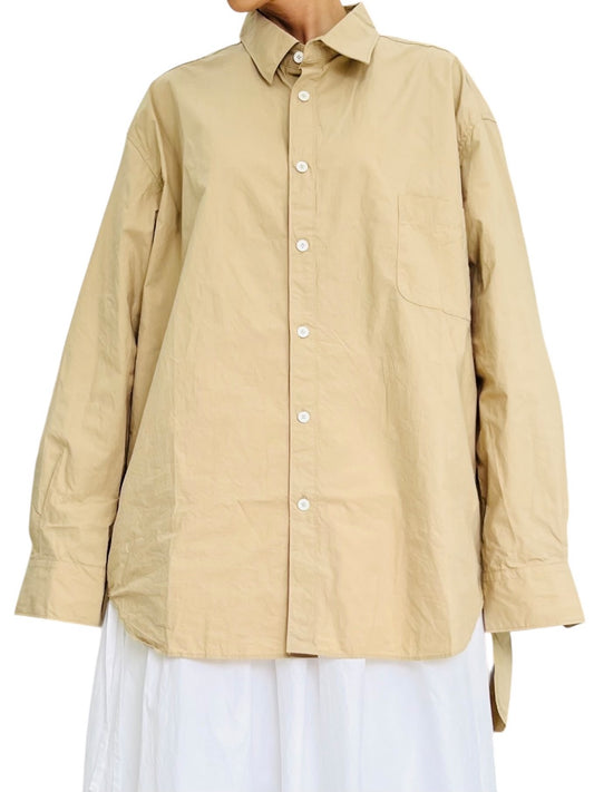 LUCY OVERSIZED SHIRT BEIGE