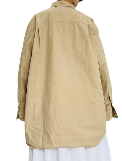 LUCY OVERSIZED SHIRT BEIGE
