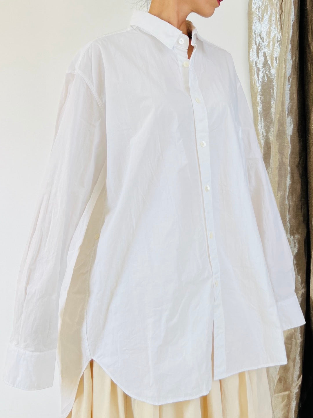 LUCY OVERSIZED SHIRT WHITE